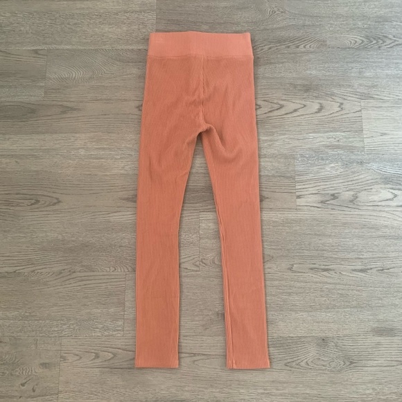 Madewell MWL Sweater Ribbed Leggings - Size S - Warm Umber - NWT - Picture 4 of 9